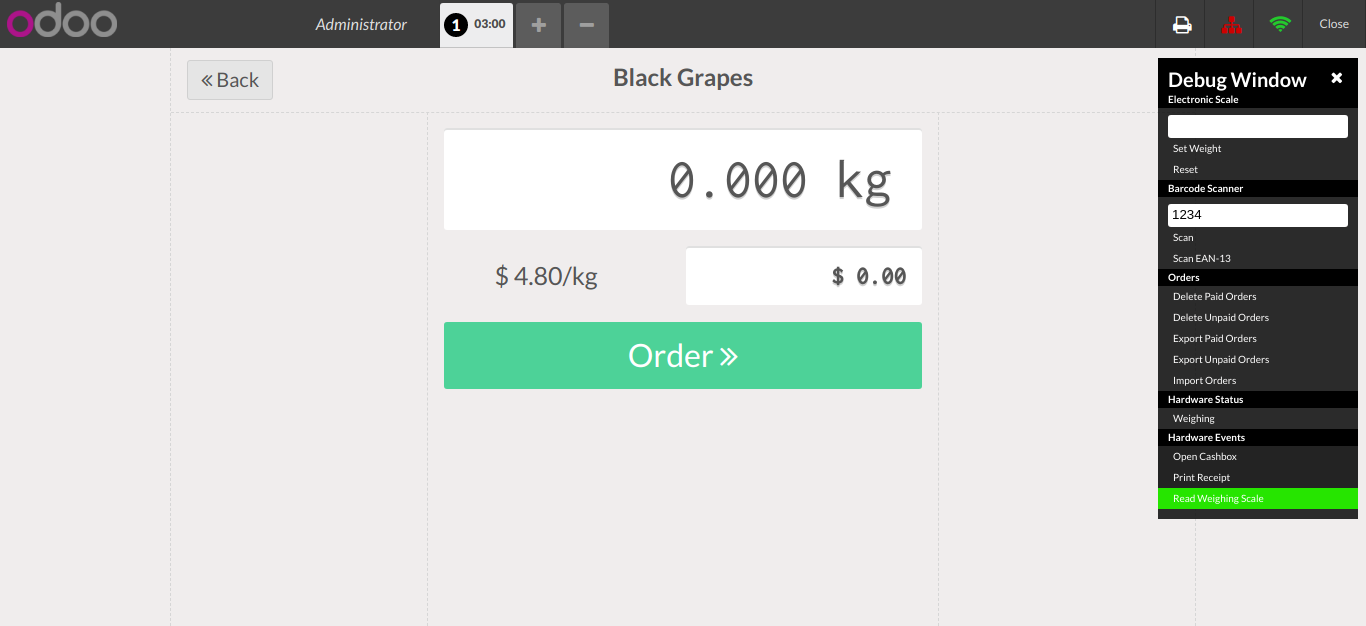 Barcode Scan With Weight Screen In Odoo