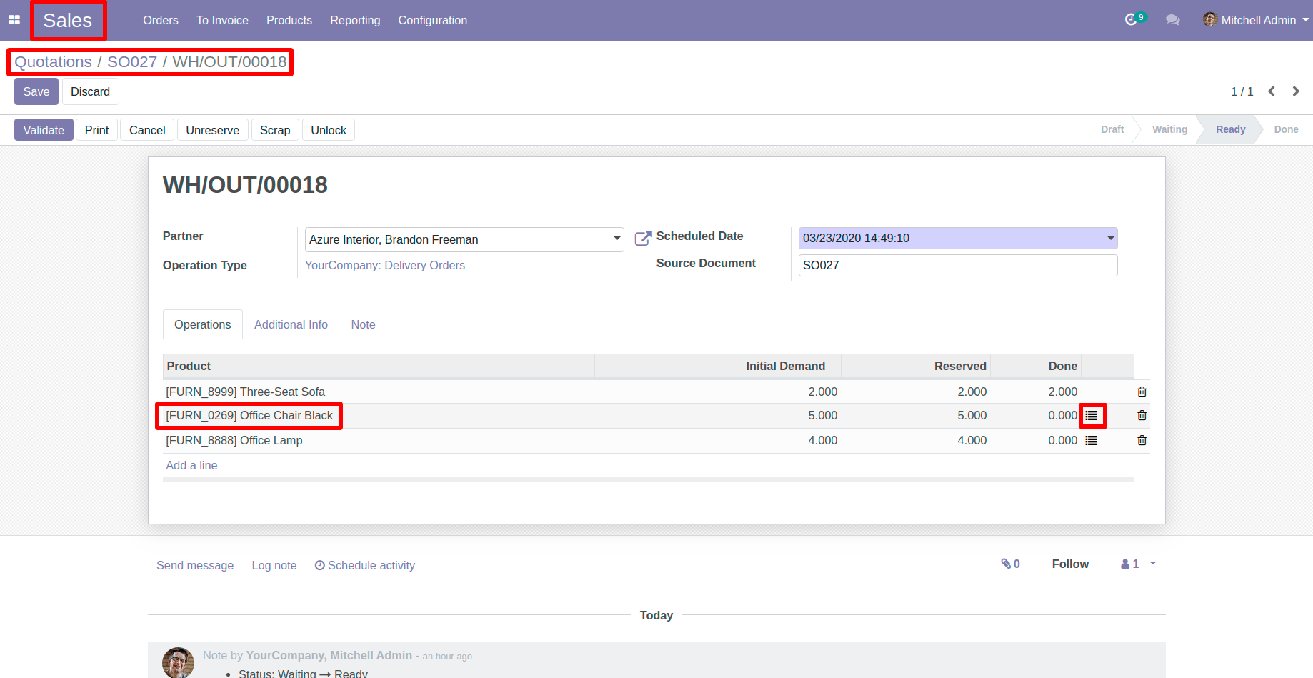 Click on Button in Line in Odoo Click on Button in Line in Odoo
