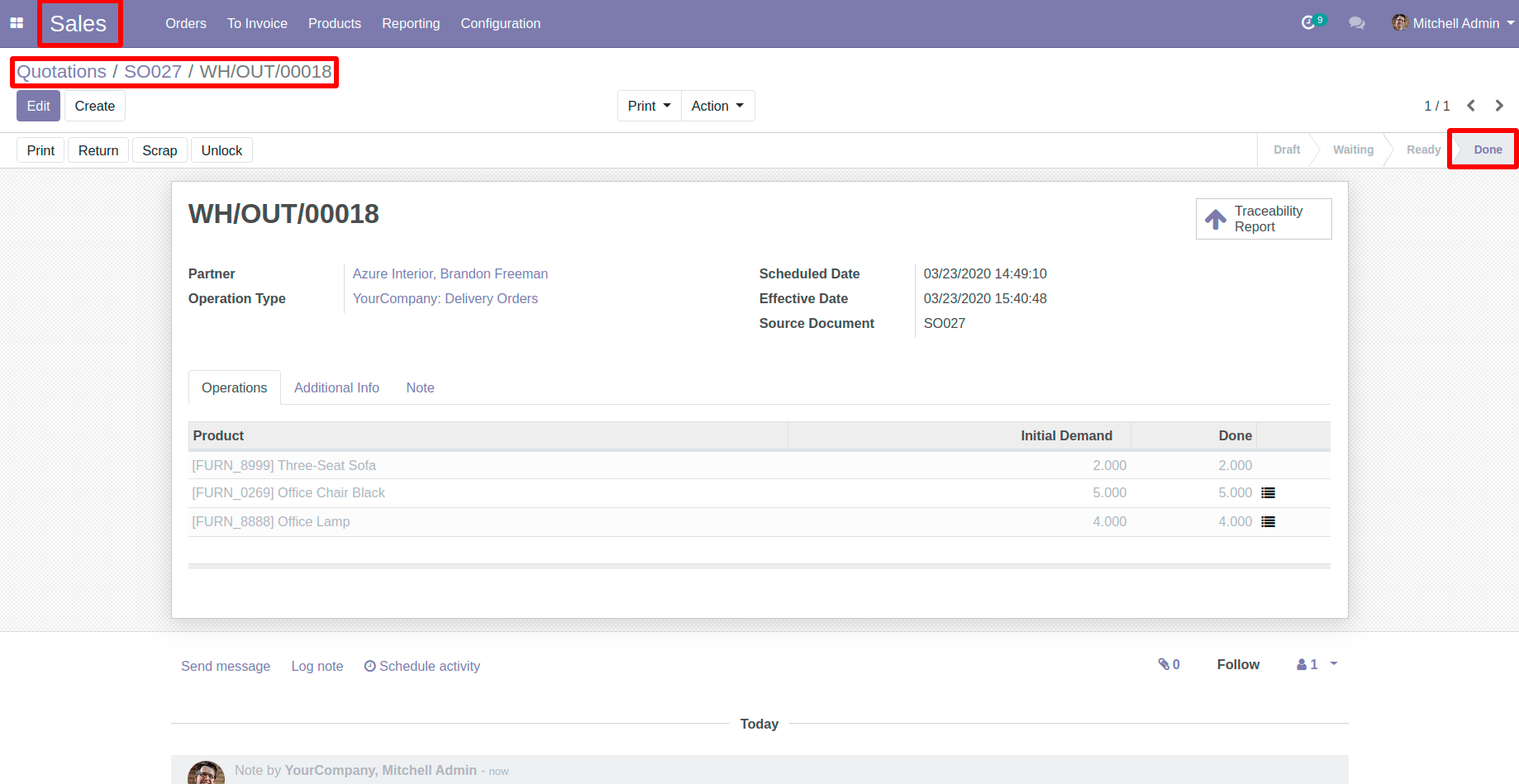 State Will Changed to Done in Odoo State Will Changed to Done in Odoo