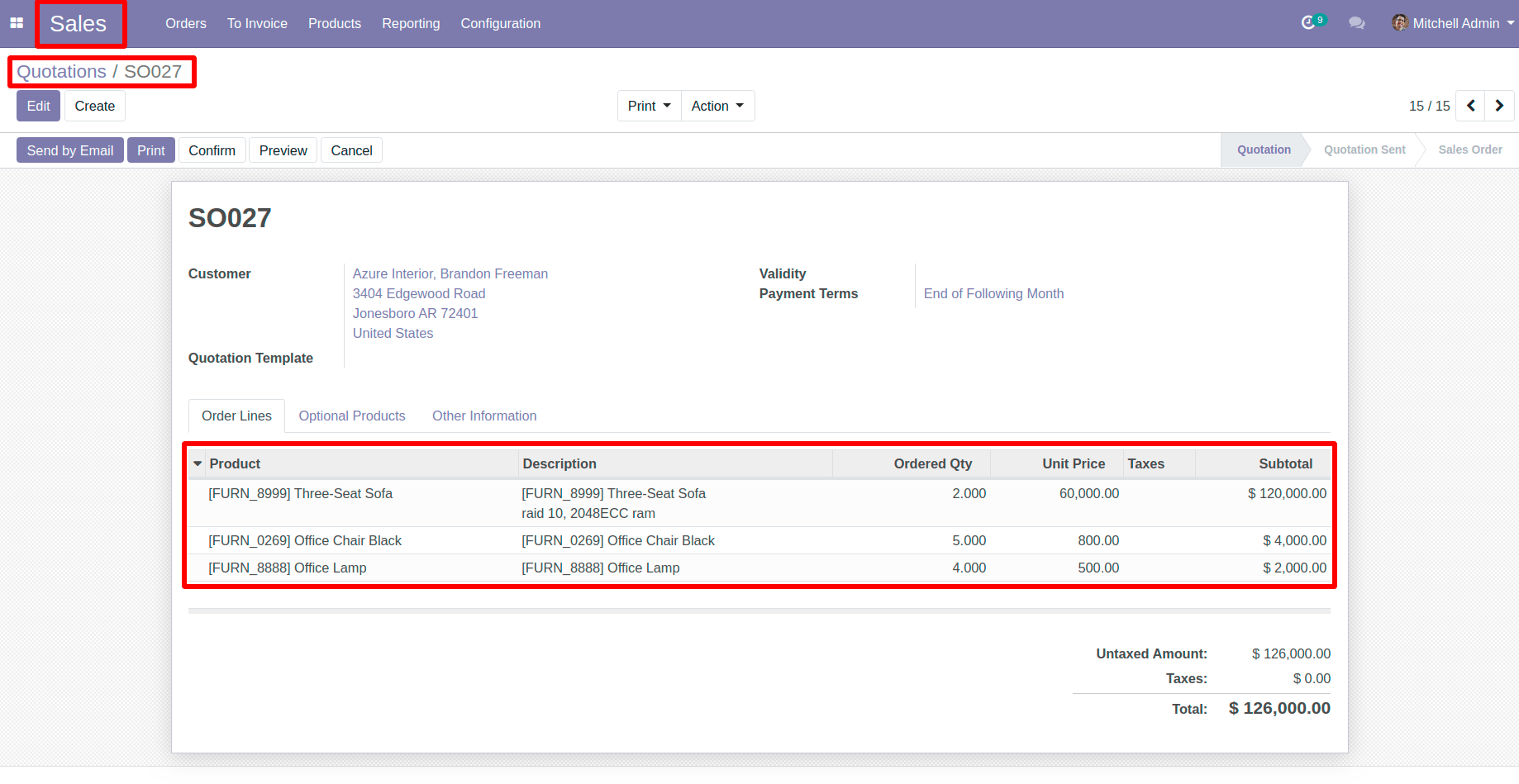 Create a Sale Quotation with These Products in Odoo Create a Sale Quotation with These Products in Odoo