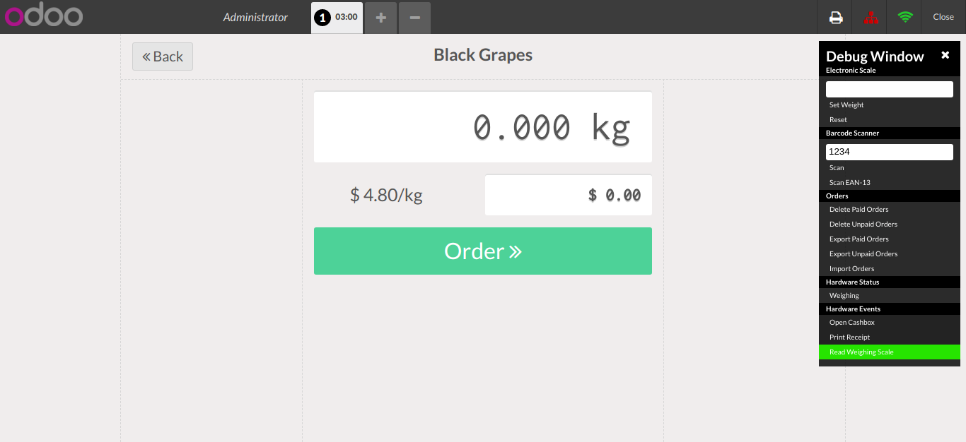 Weight Screen In Odoo Weight Screen In Odoo
