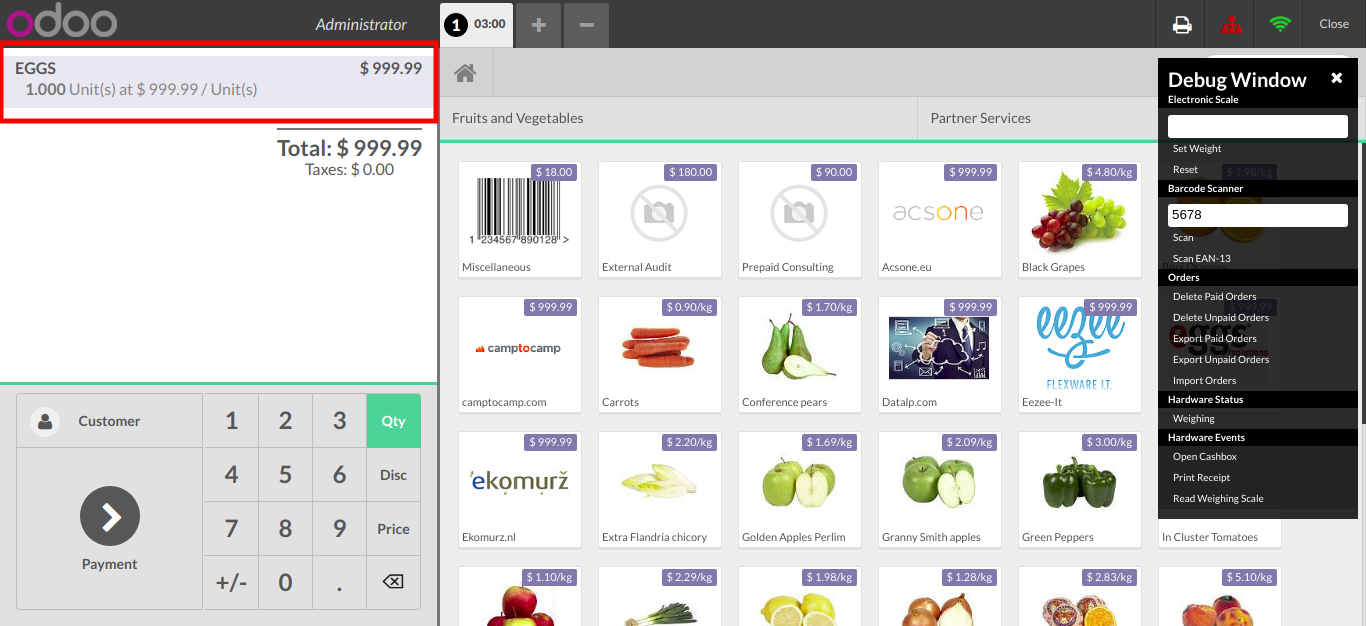 Added Product in Pos Screen In Odoo Added Product in Pos Screen In Odoo