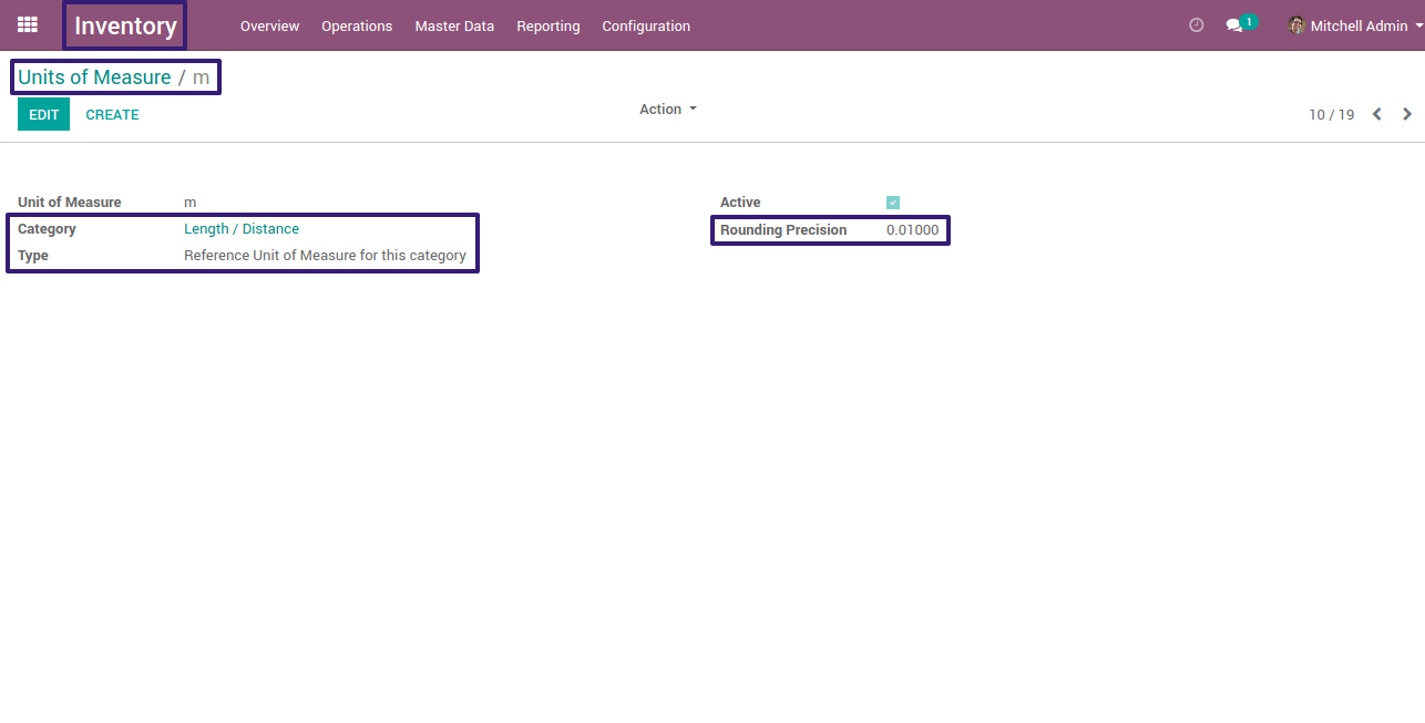 Unit Of Measures Open UOM Form View in odoo Unit Of Measures Open UOM Form View in odoo