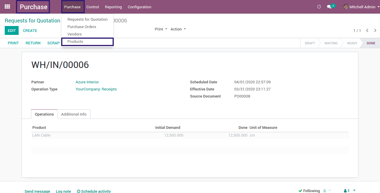 Products In Odoo Products In Odoo