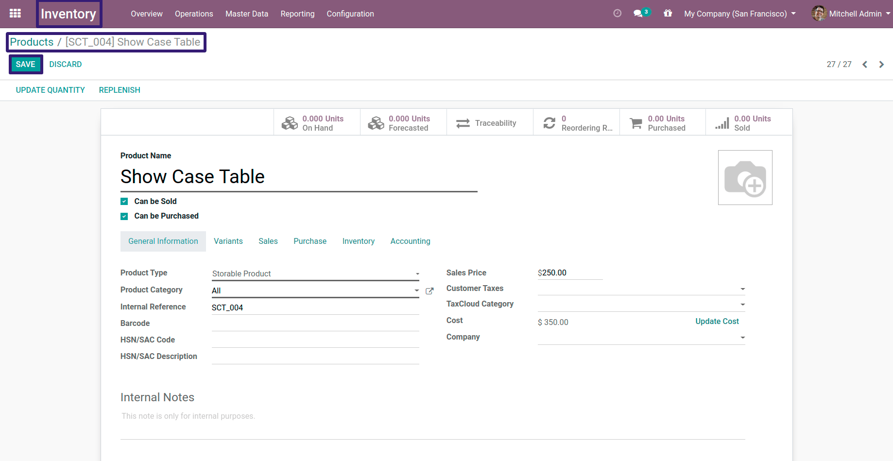 Save the Changes For Product In Odoo 13 Save the Changes For Product In Odoo 13