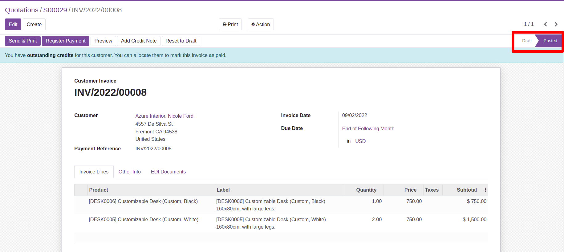 Create an Invoice Create an Invoice
