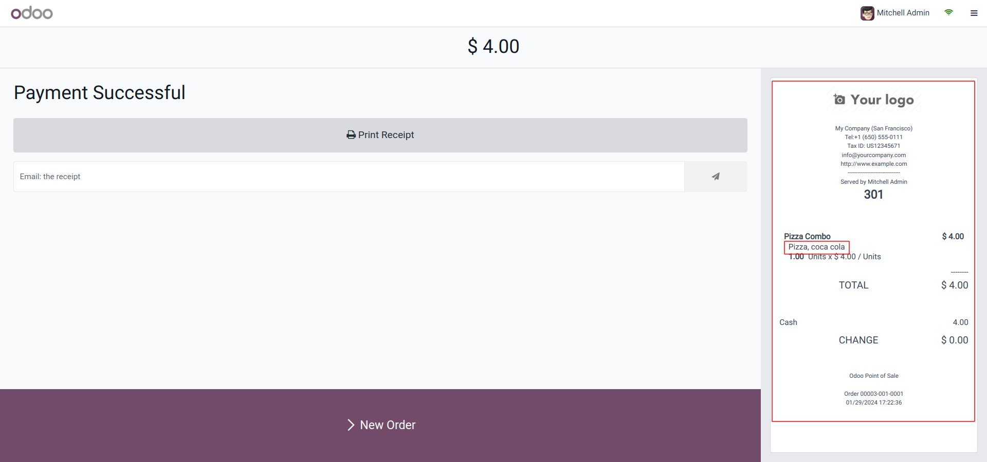 width:100%; margin-top:-15px !important; border-top:5px solid #00438B !important; margin-bottom:4rem !important Click New Session in Point of Sale