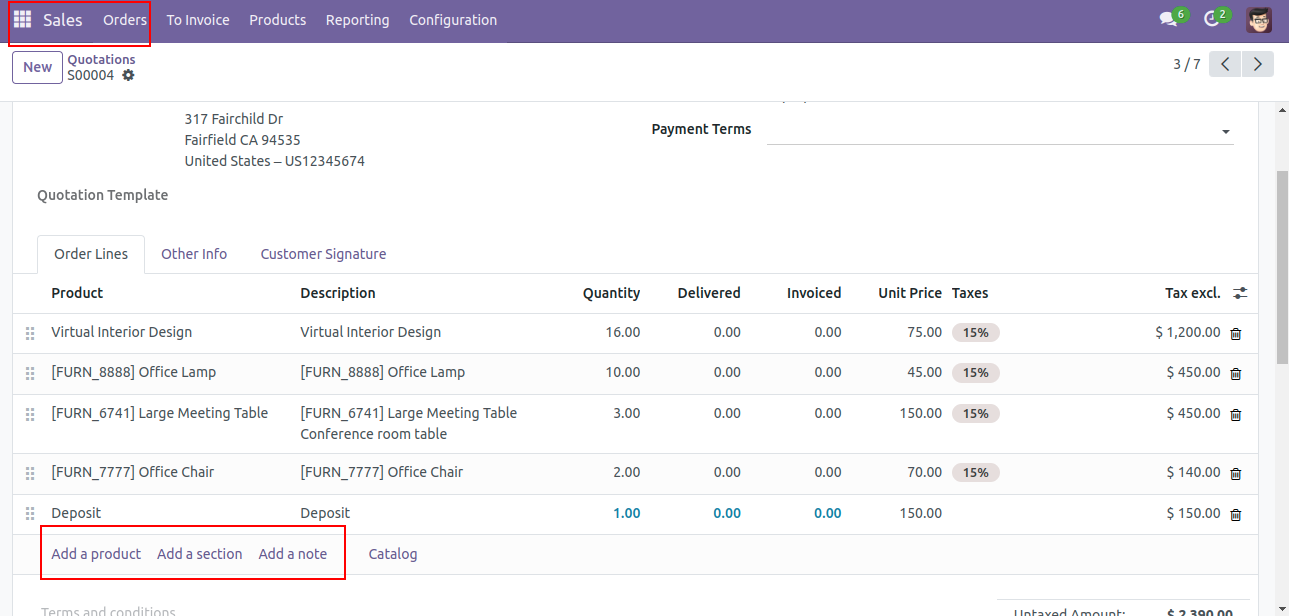 Default Control For Sale order line Default Control For Sale order line