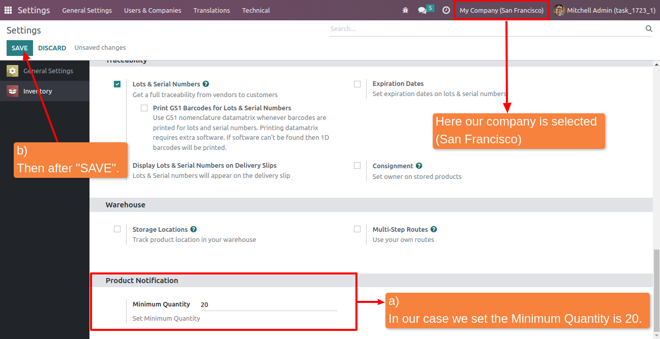 Save after configuration Save after configuration