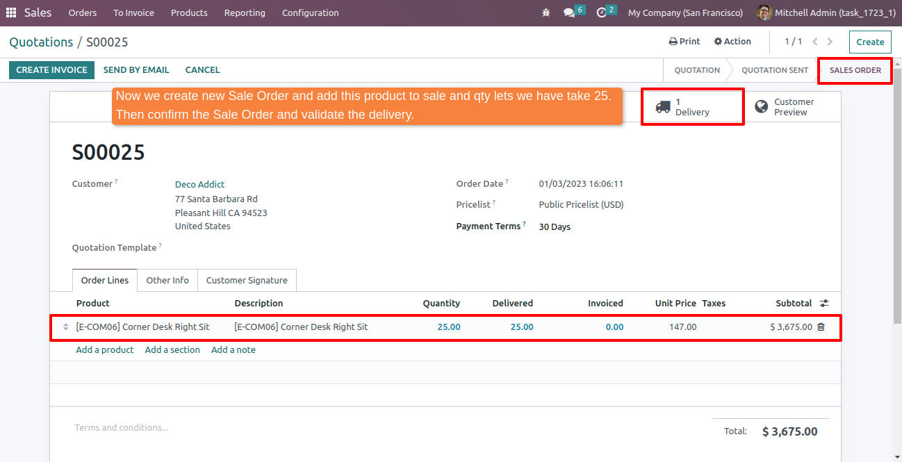 confirm the sales order confirm the sales order