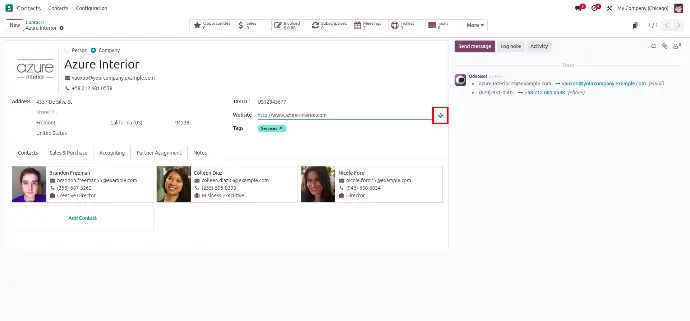 Widget : url 