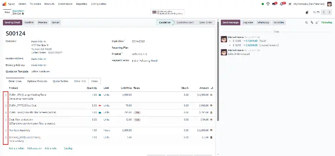Widget : handle 