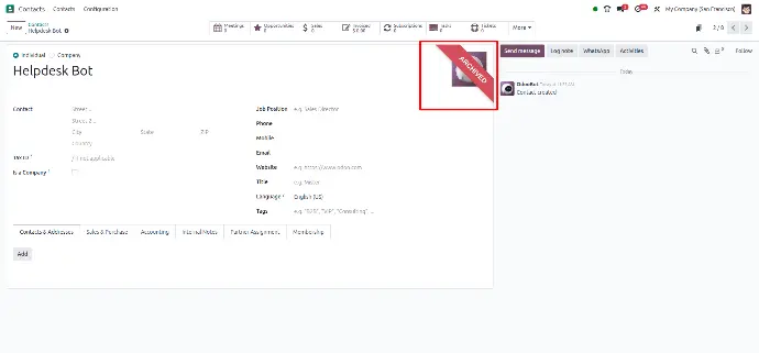 Widget : web_ribbon 