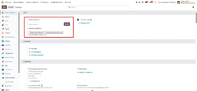Widget : res_config_invite_users 