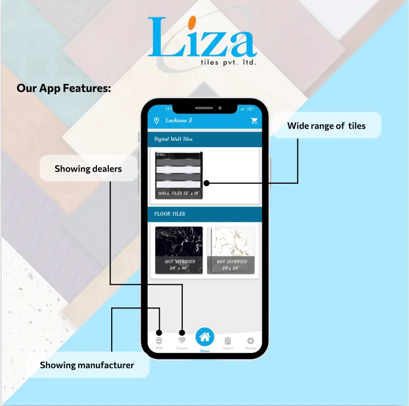 Liza Tiles App Features Liza Tiles App Features