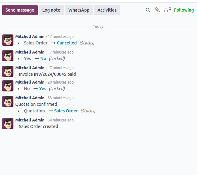 Chatter History