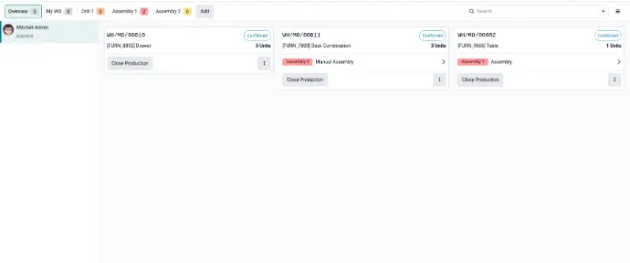 Odoo Manufacturing