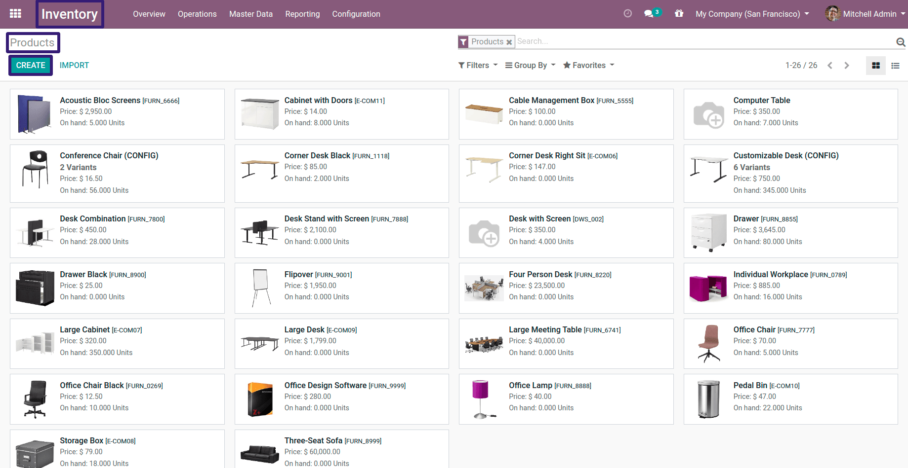 Product Configuration In Odoo 
