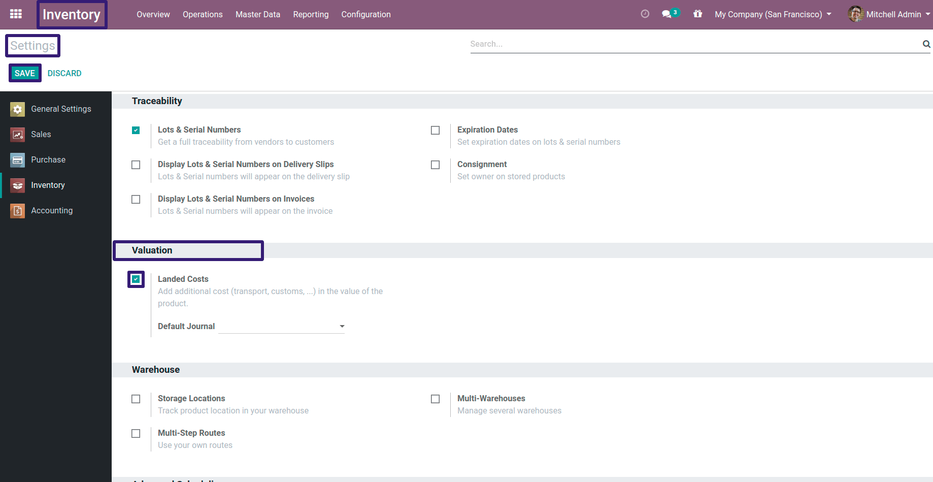 Landed Cost In Odoo 13