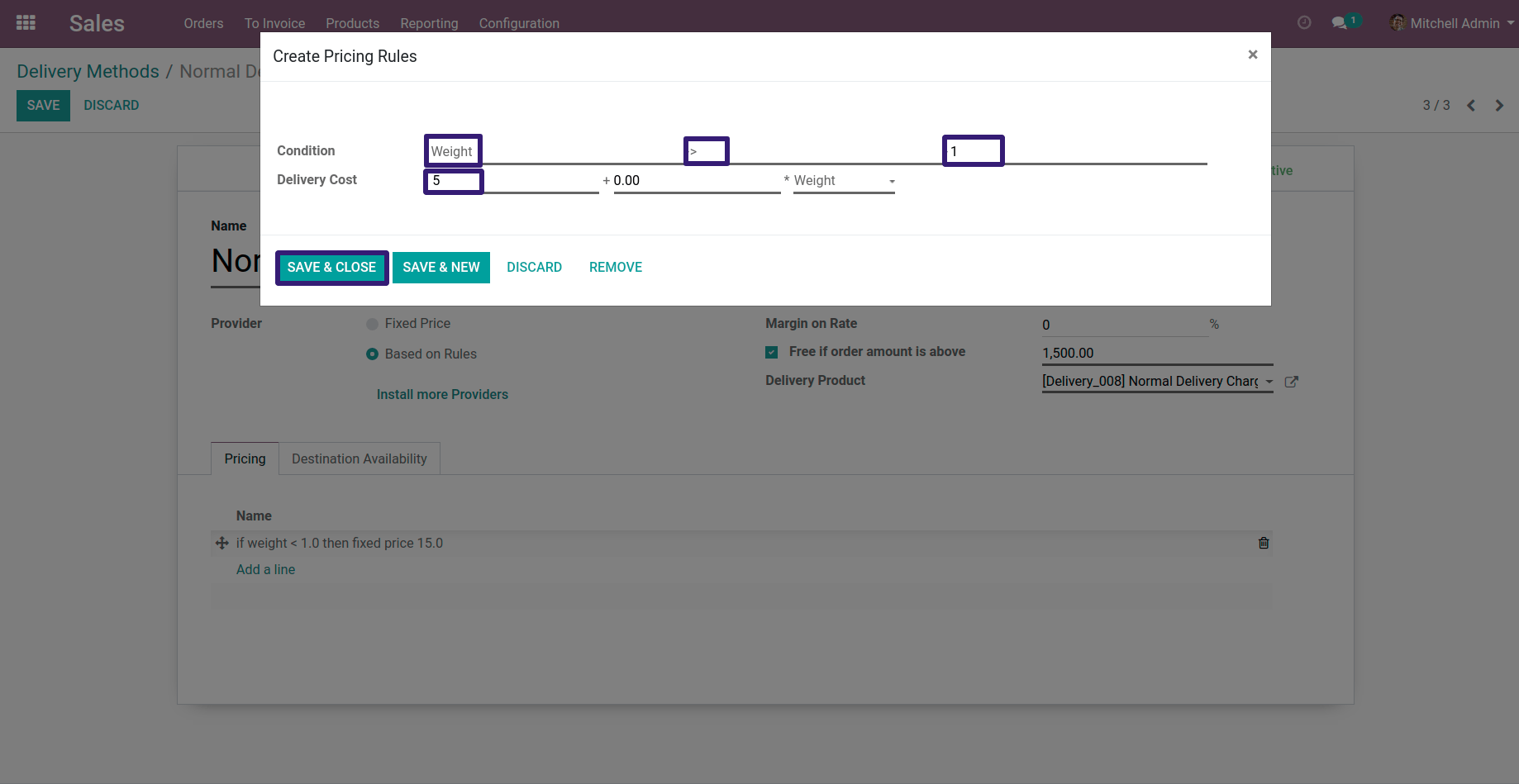 Create Pricing Rules In Odoo