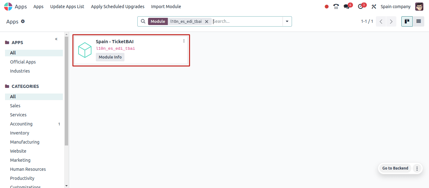 Install l10n_es_edi_tbai Module