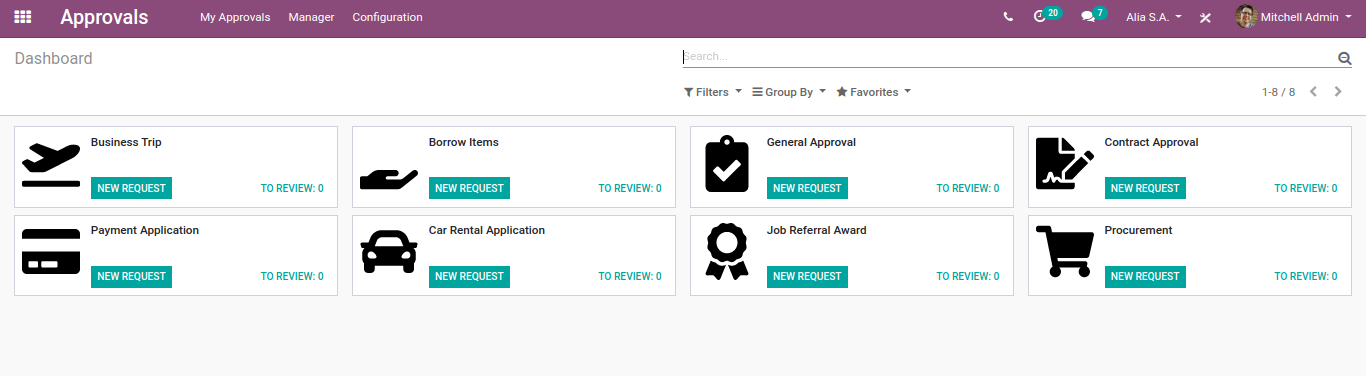 Approvals In Odoo 